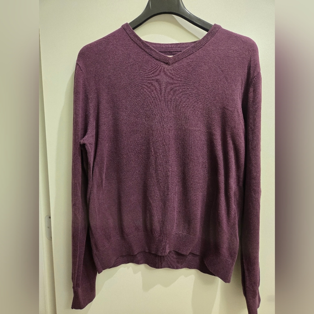 St. John's Bay Deep Purple Knit Top